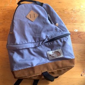 Grey & camel: North face backpack